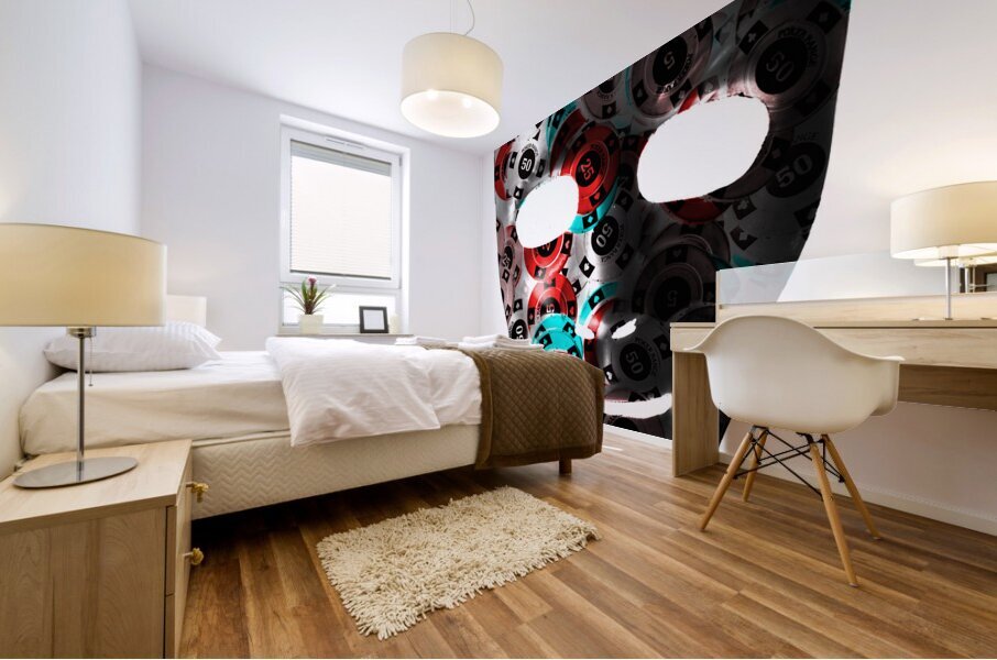 Joker poker Mural print