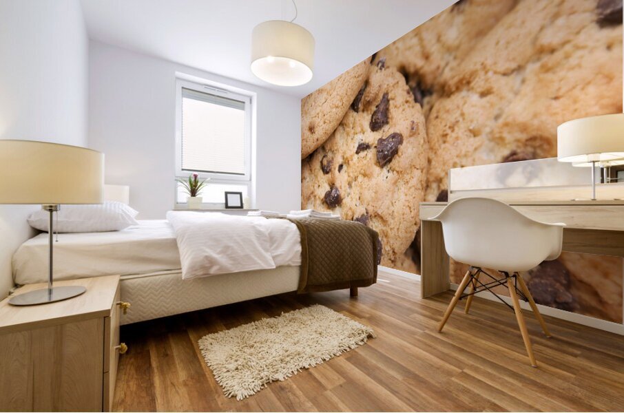 Choc Chip Cookies Mural print