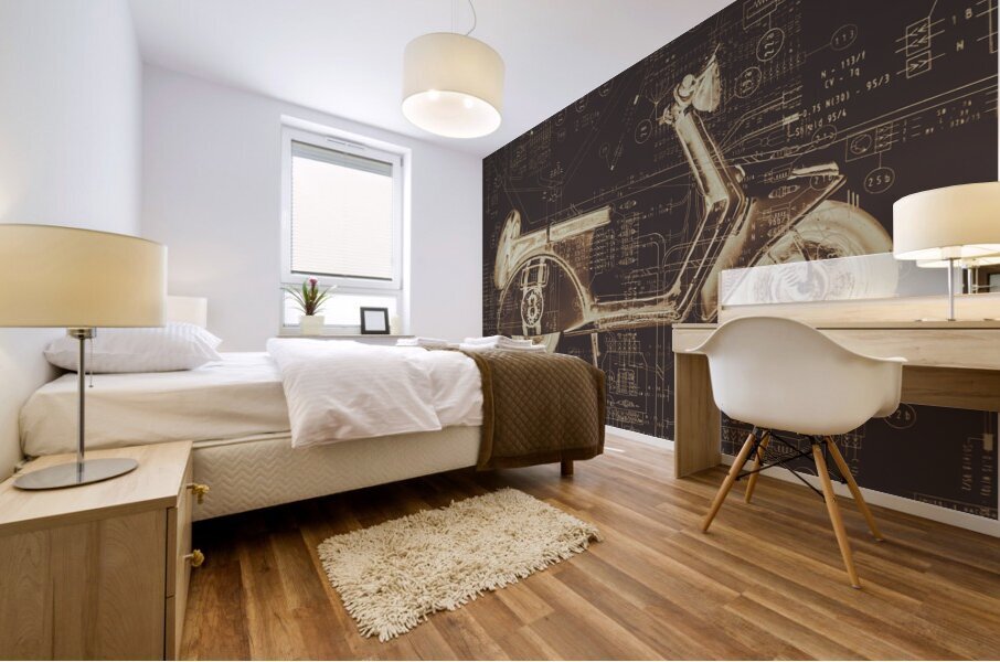 Scooter specs Mural print