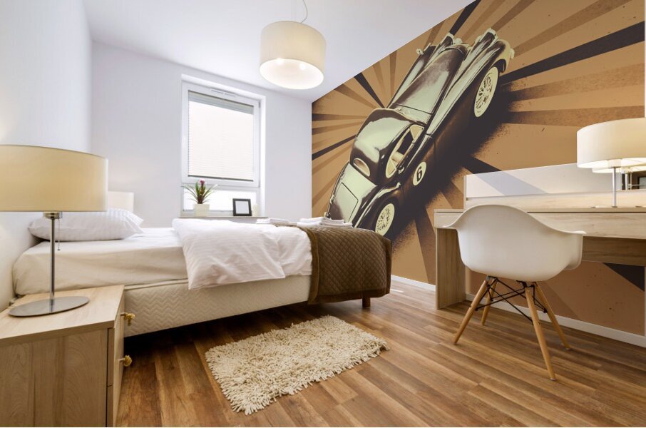 Return of the XK120 Mural print