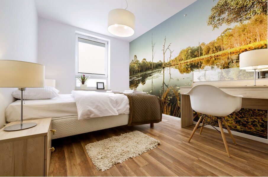 Soothing waters Mural print