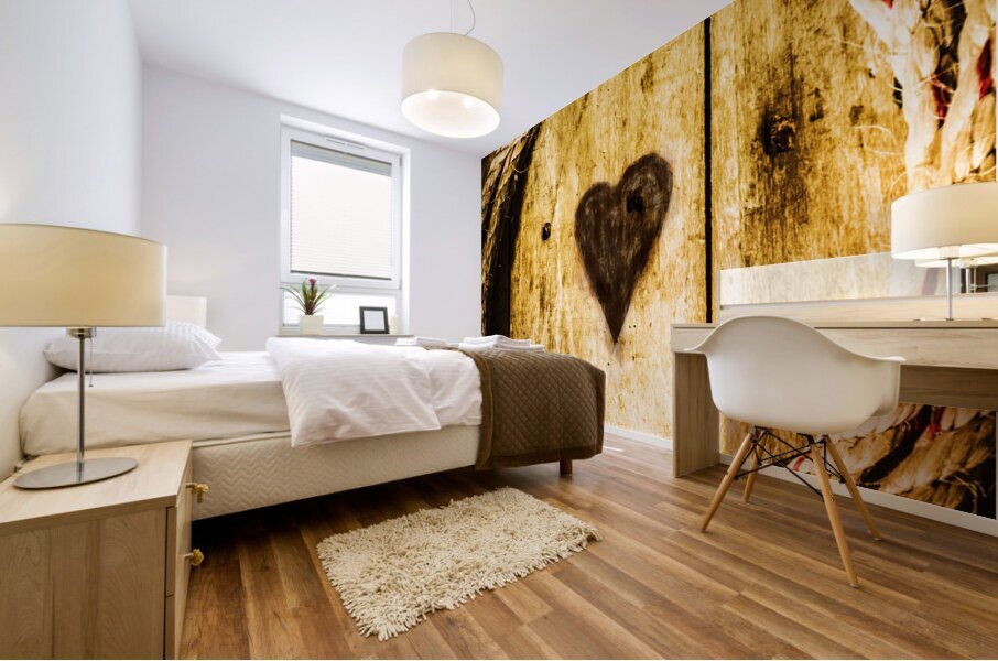 Ship shape heart Mural print