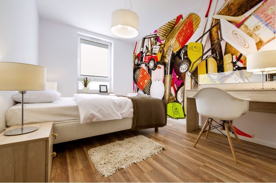 Colorful course Mural print