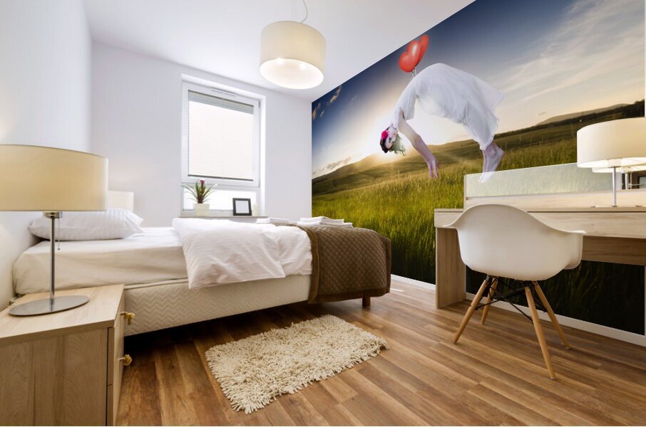 Love Is In The Air Mural print