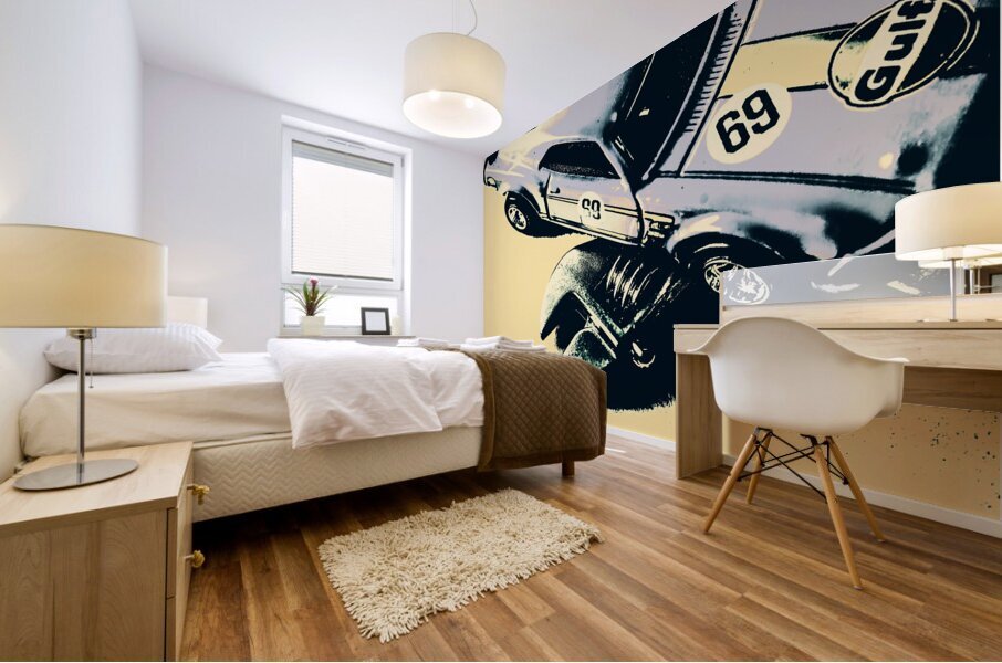 Lifting shop specs Mural print