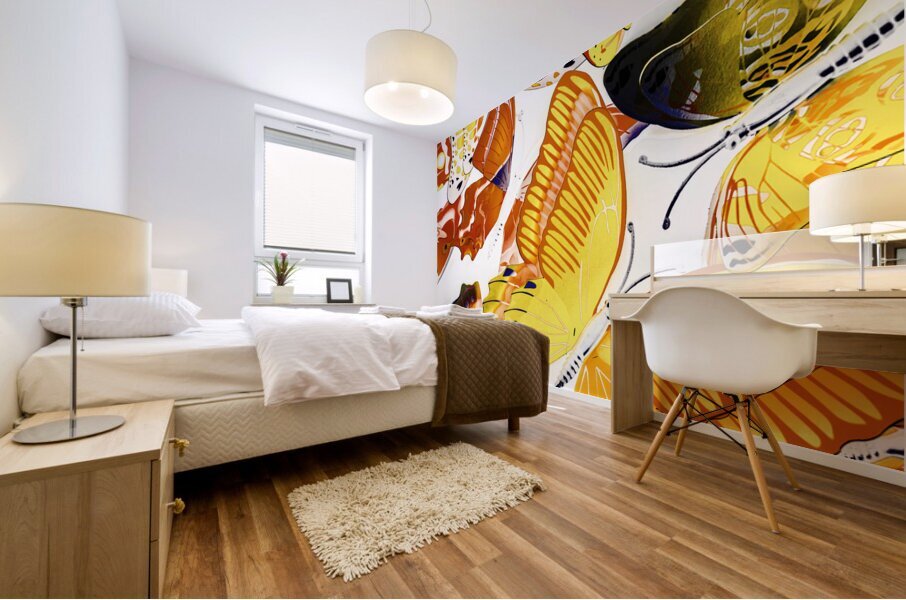 Summers design Mural print