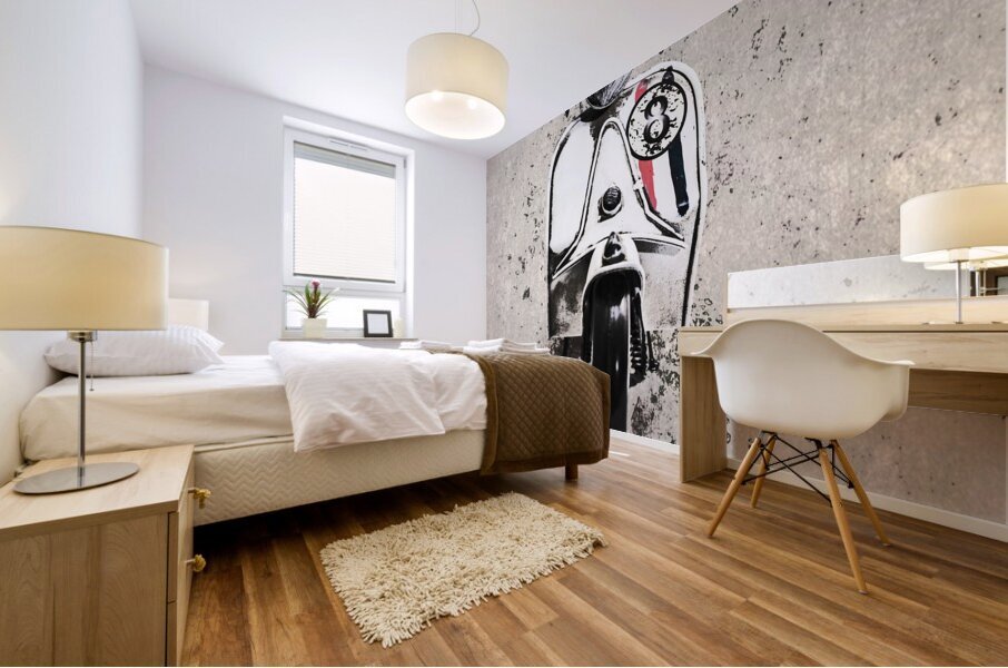 Street scooter Mural print