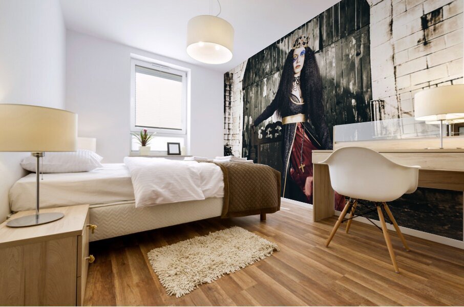 Netherworld queen stuck in never never land Mural print