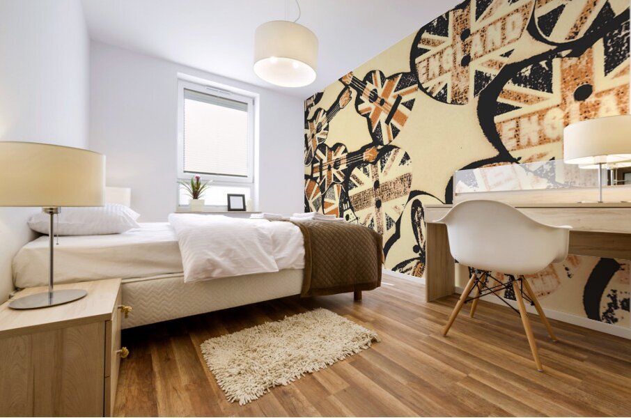 Rocking old England Mural print