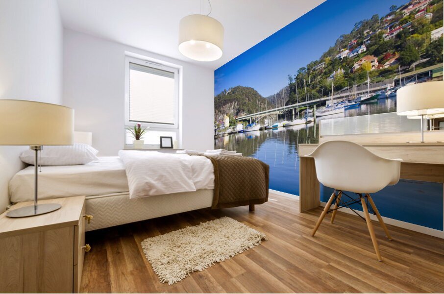 Picturesque Harbour Mural print