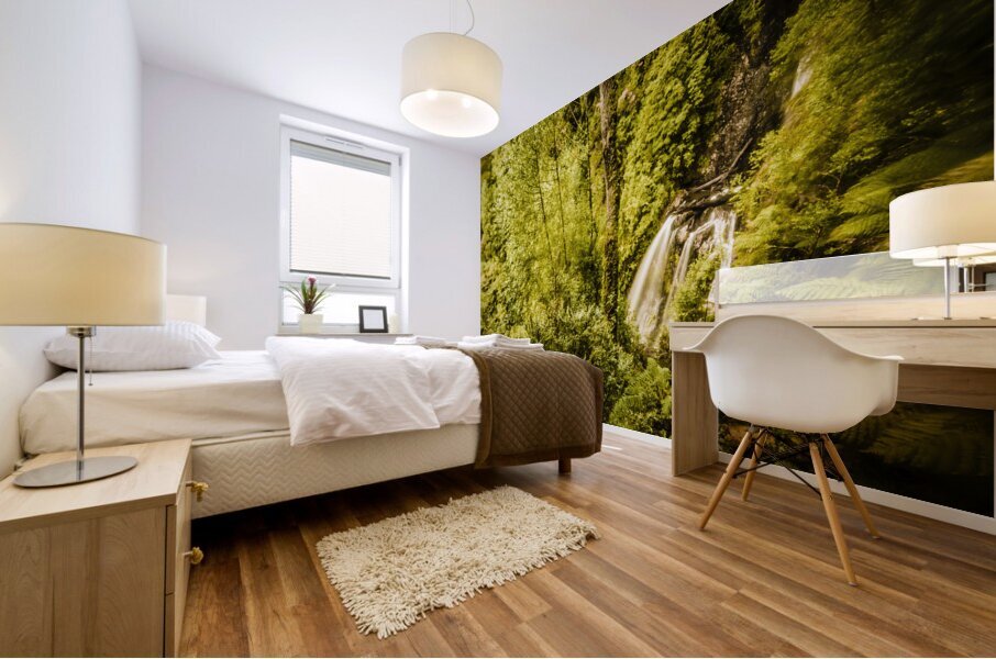 Jungle steams Mural print