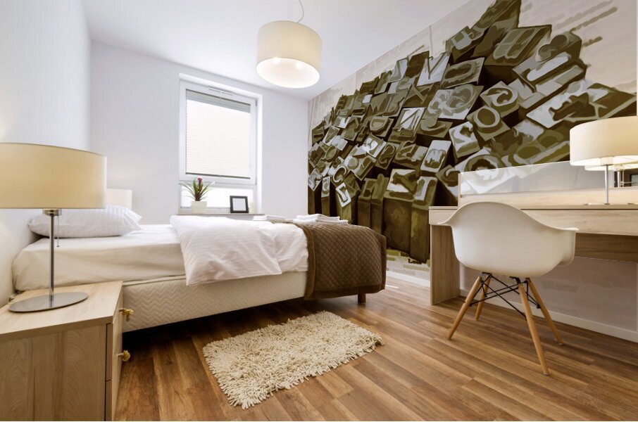 Vintage impressionism Mural print