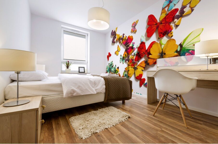 Grand merger of unification Mural print