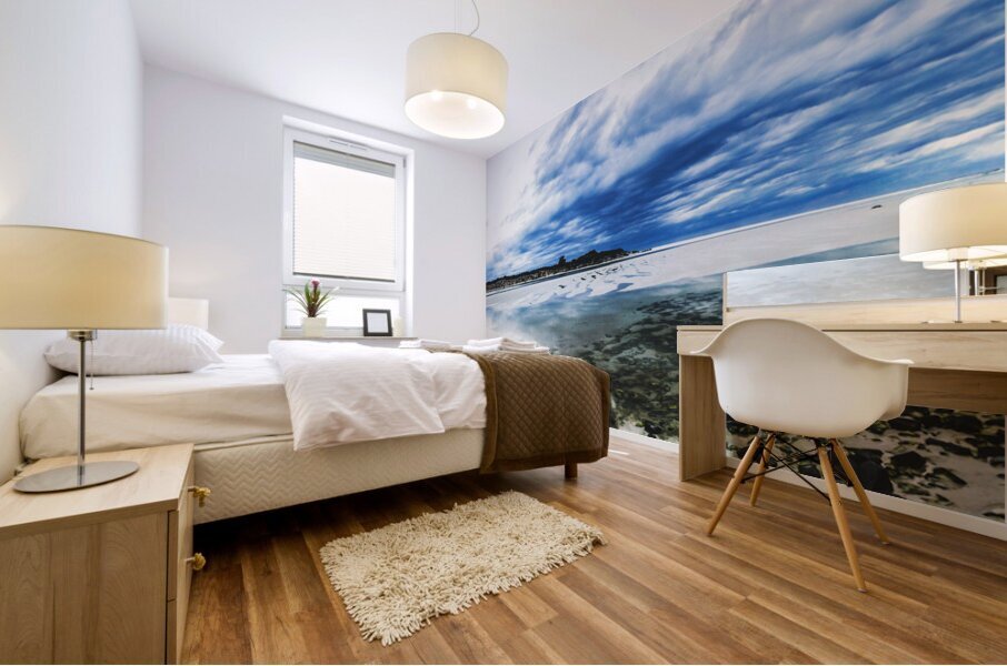 Stormy early morning Mural print