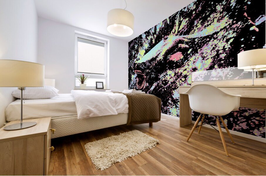 Art attack Mural print