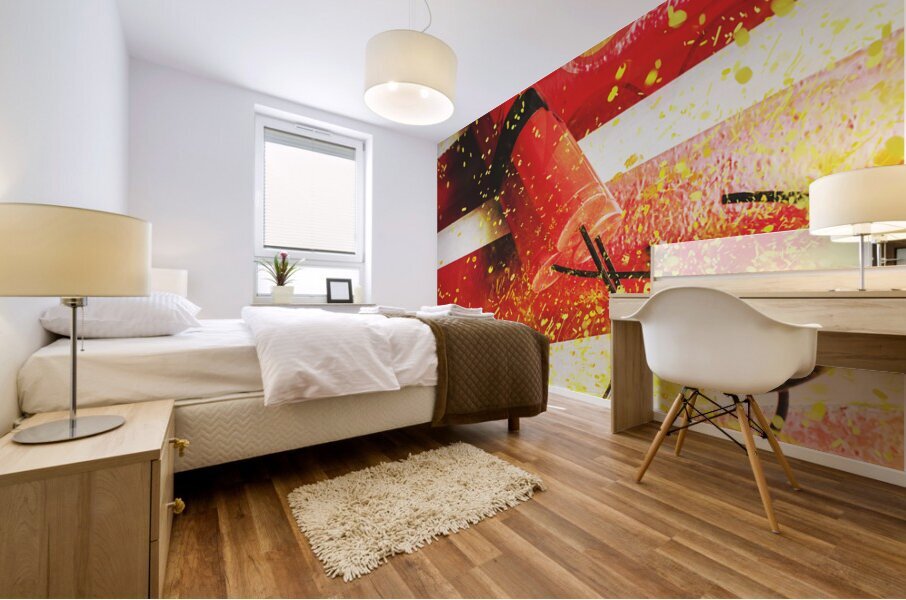 Cartoon bomb Mural print