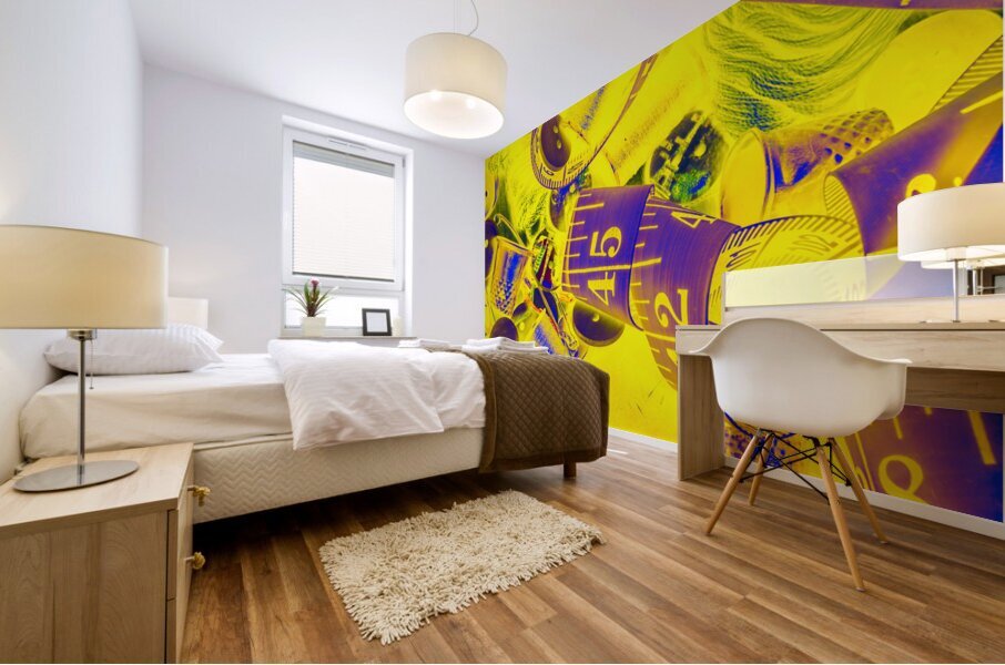 Crafting colours Mural print