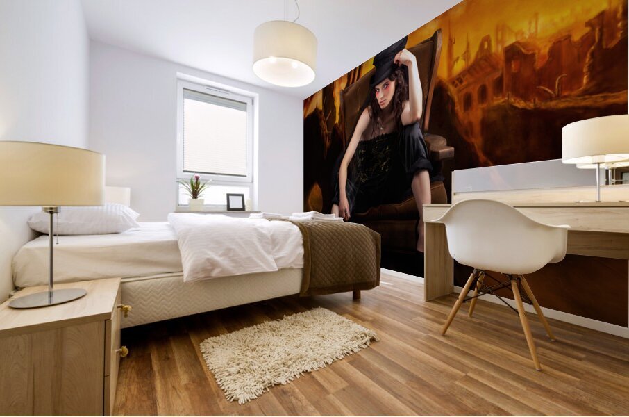 Creative Underground Fashion Photo Illustration Mural print