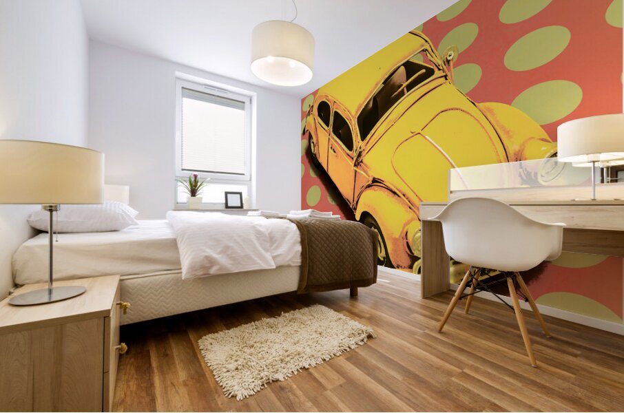 Car Toon Mural print