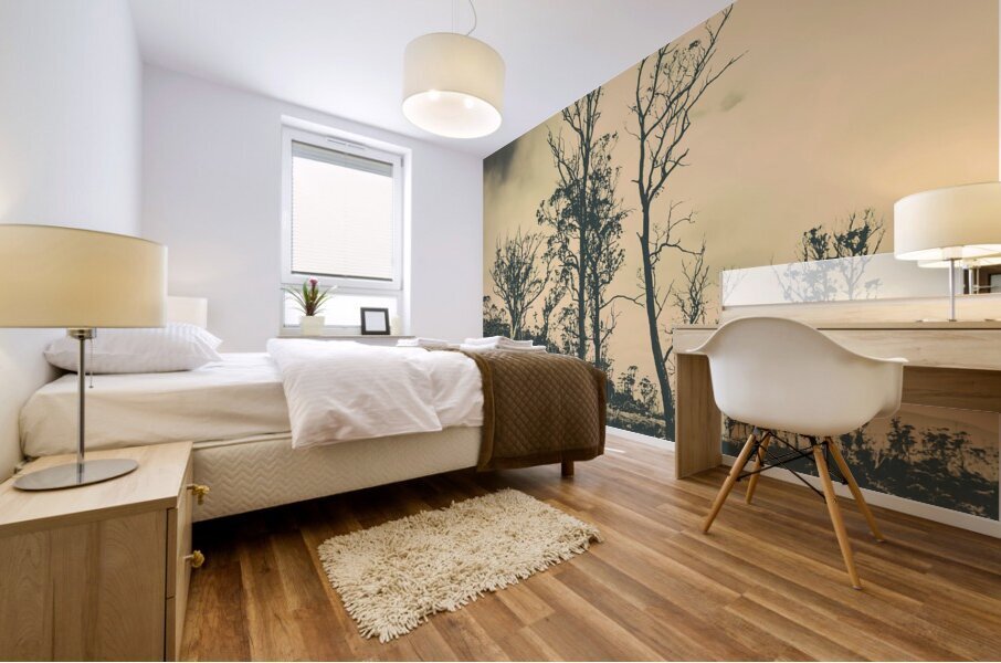 Wild Australian scrublands Mural print