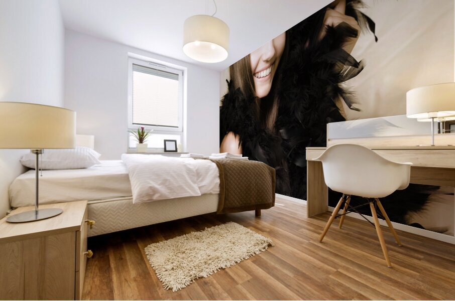 1920s Vintage Cabaret Girl Mural print