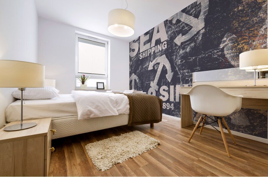 Sea Shipping Since 1894 Mural print