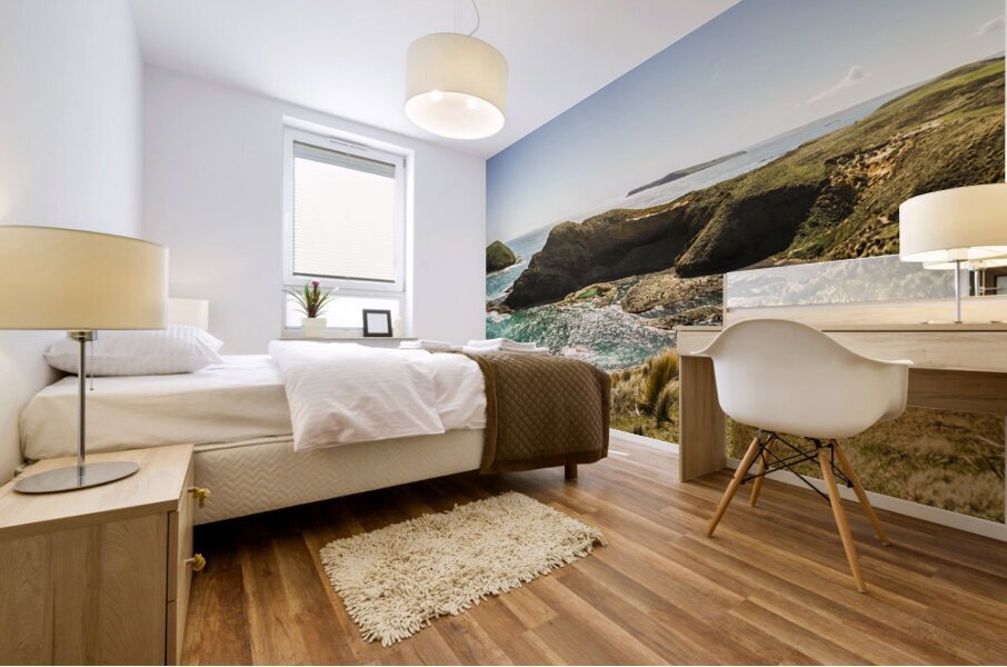 Cape Grim cliff panoramic Mural print