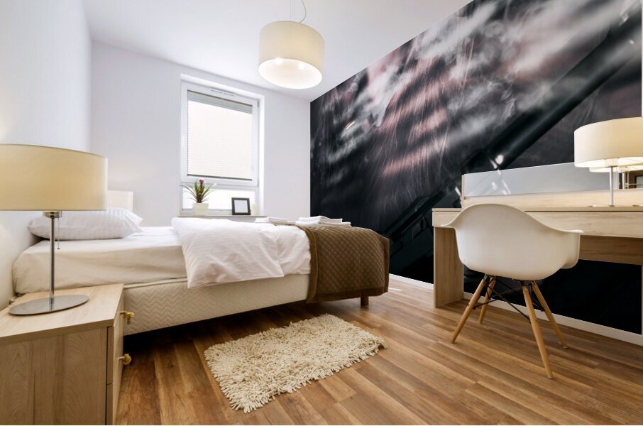 Clandestine secret agent Mural print