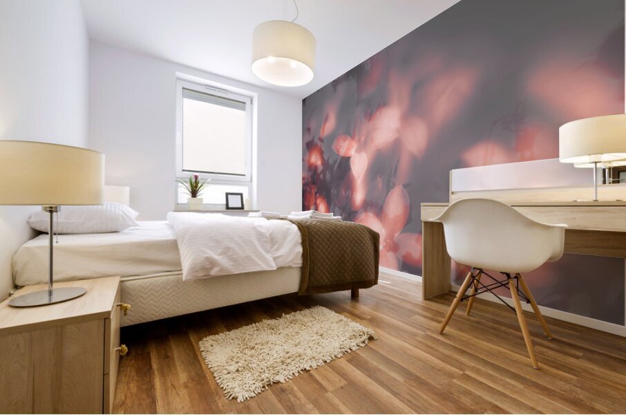 Death Blooms Mural print