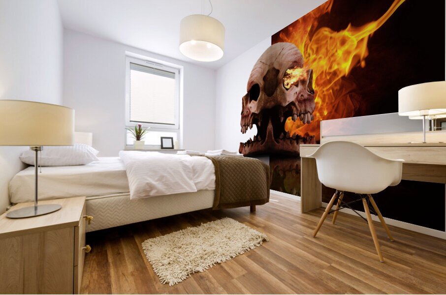 Heads Of Decay Mural print