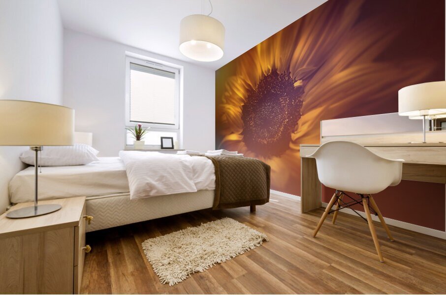 Flower flare Mural print