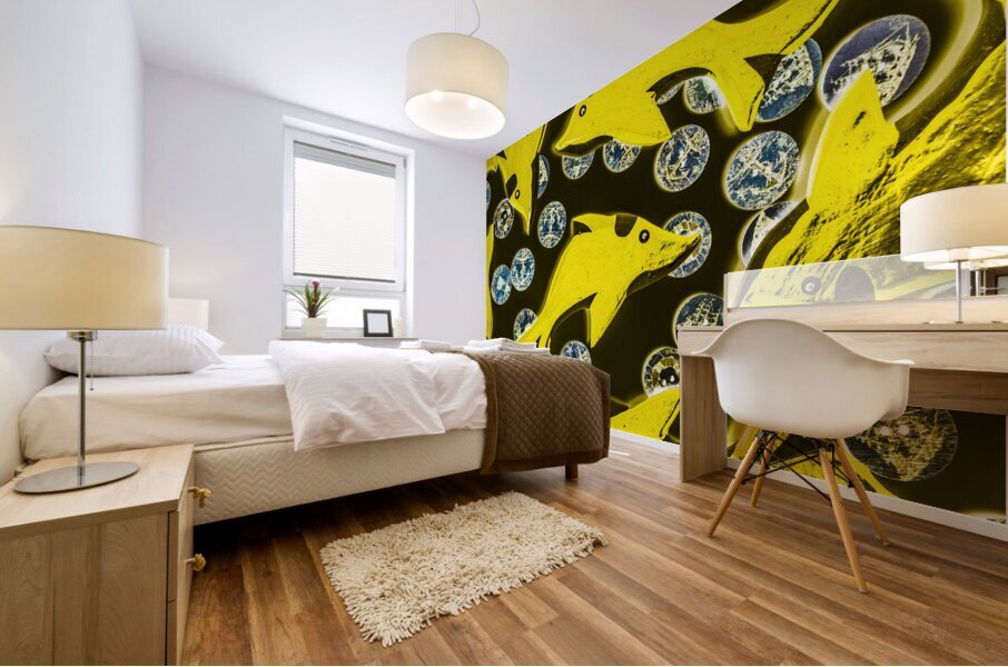 Doll fins Mural print