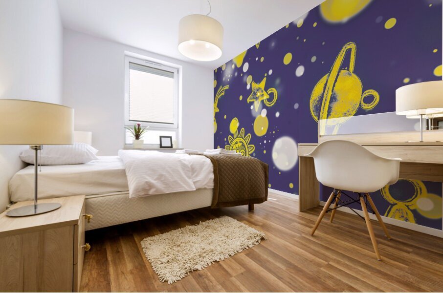 Starry night Mural print