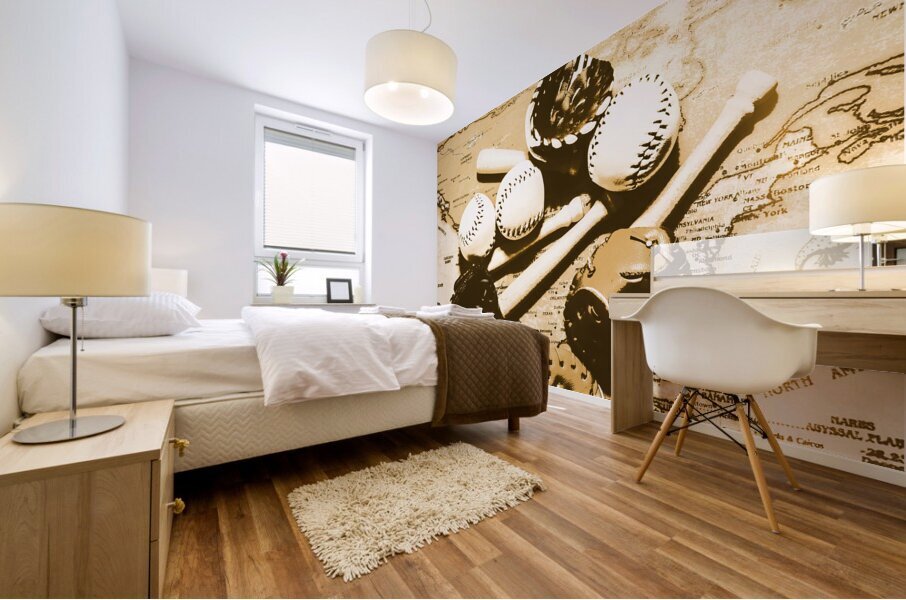 Major league memories Mural print