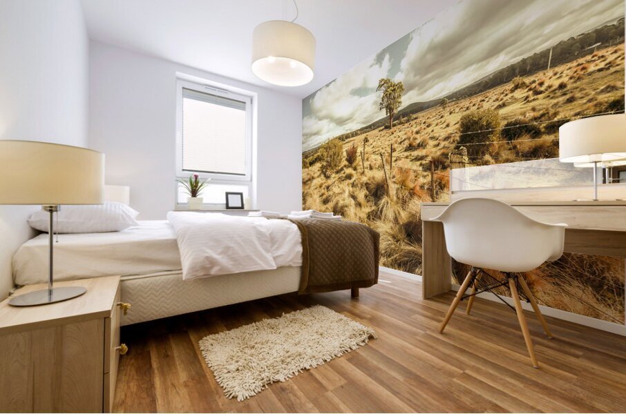 Rugged Australian pastures Mural print