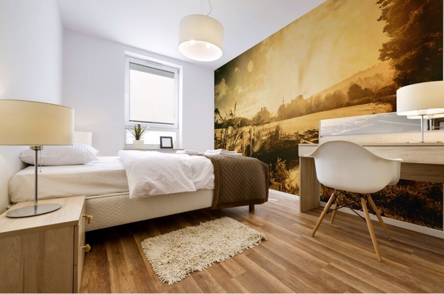 Zeehan Tasmania Outback Bridge Mural print