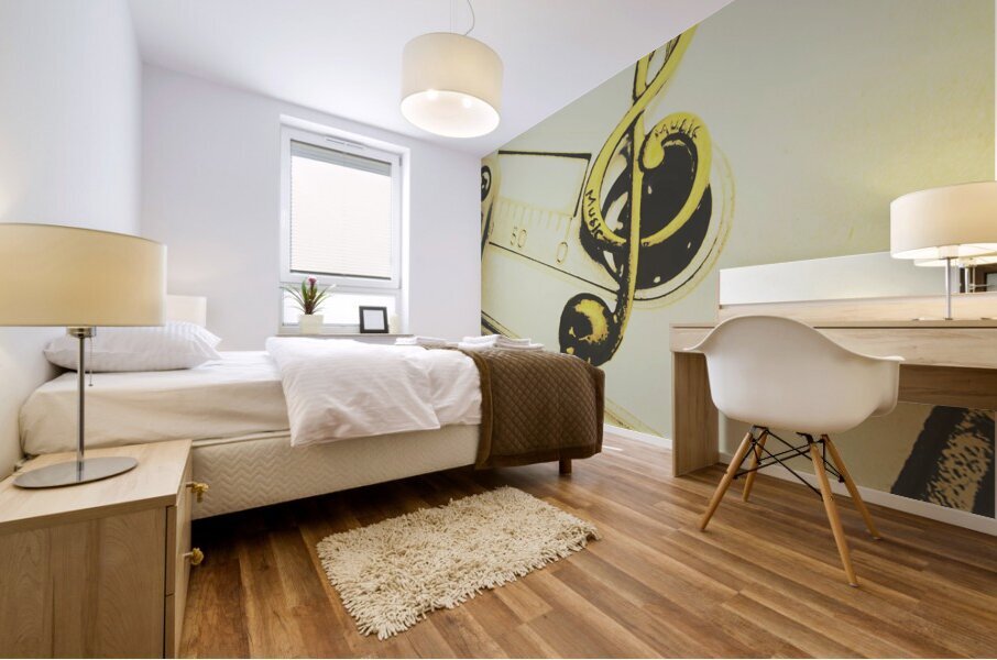 Death metal mixtape Mural print