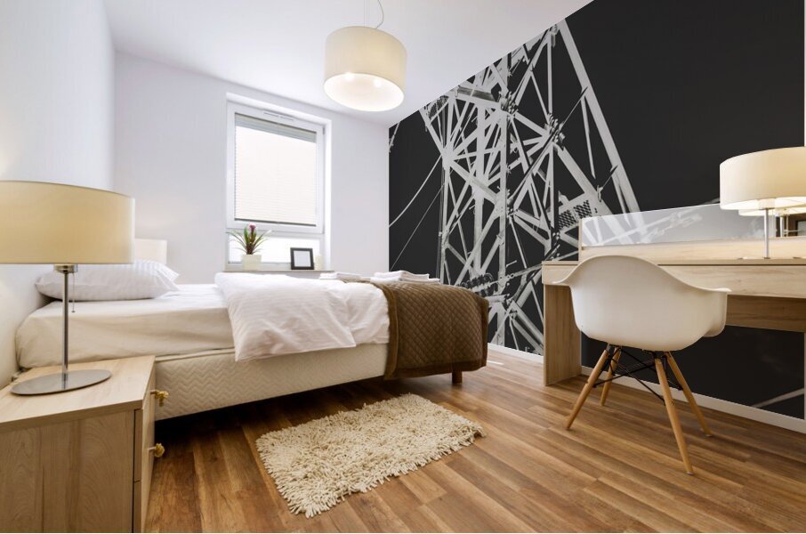 Current inverted Mural print