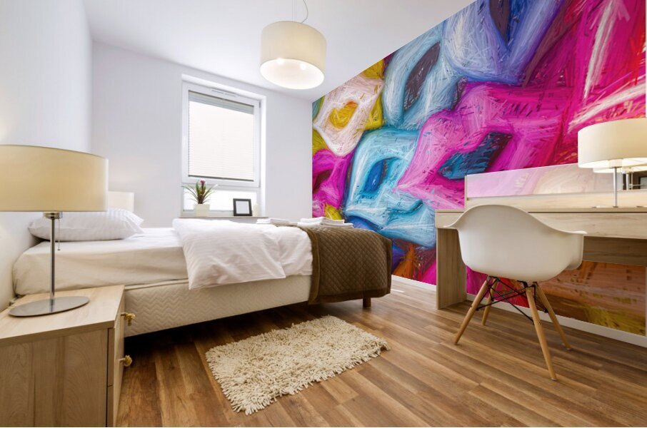 Lip gloss Mural print