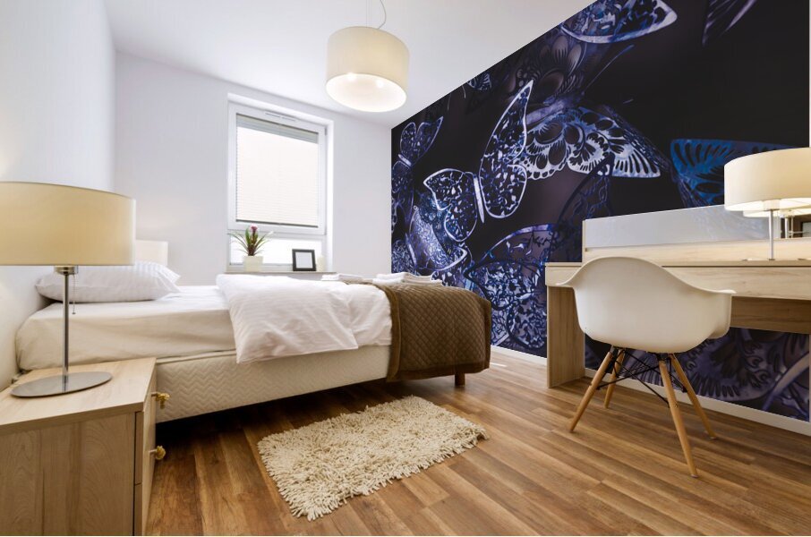 Dance of twilight Mural print