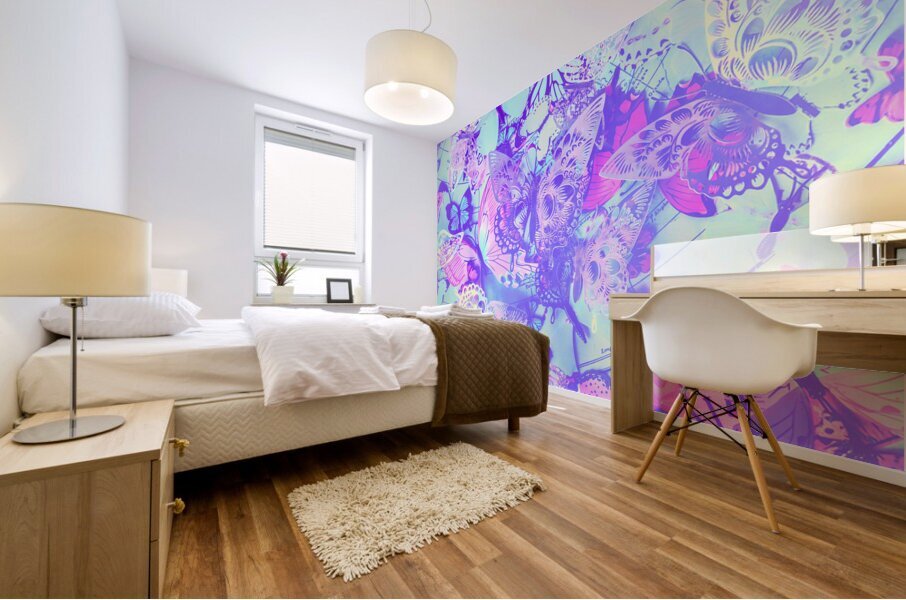 In a pastel dream Mural print