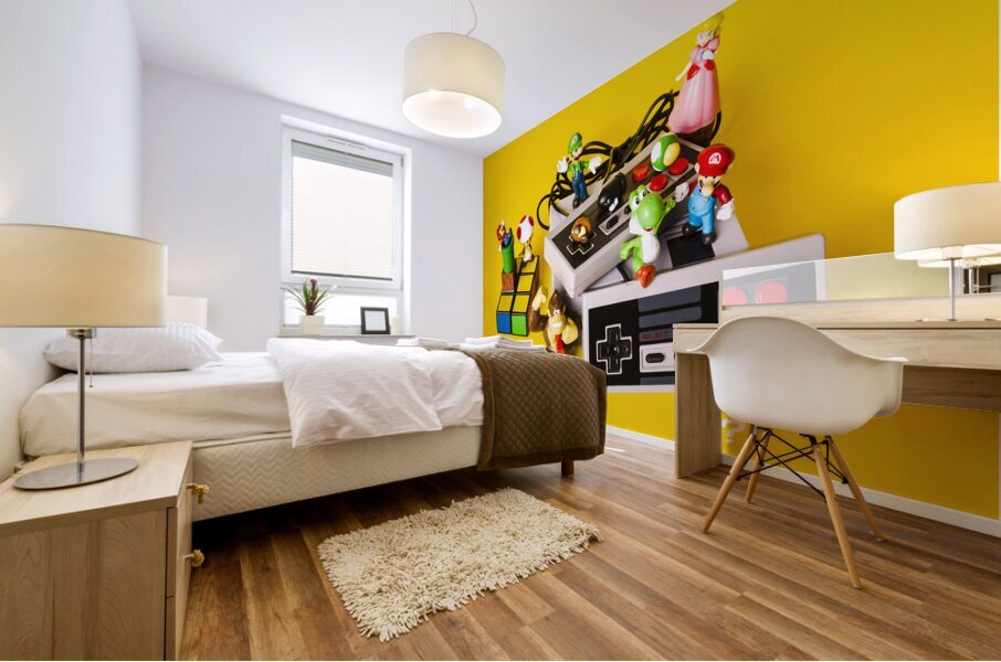 Video game classics Mural print