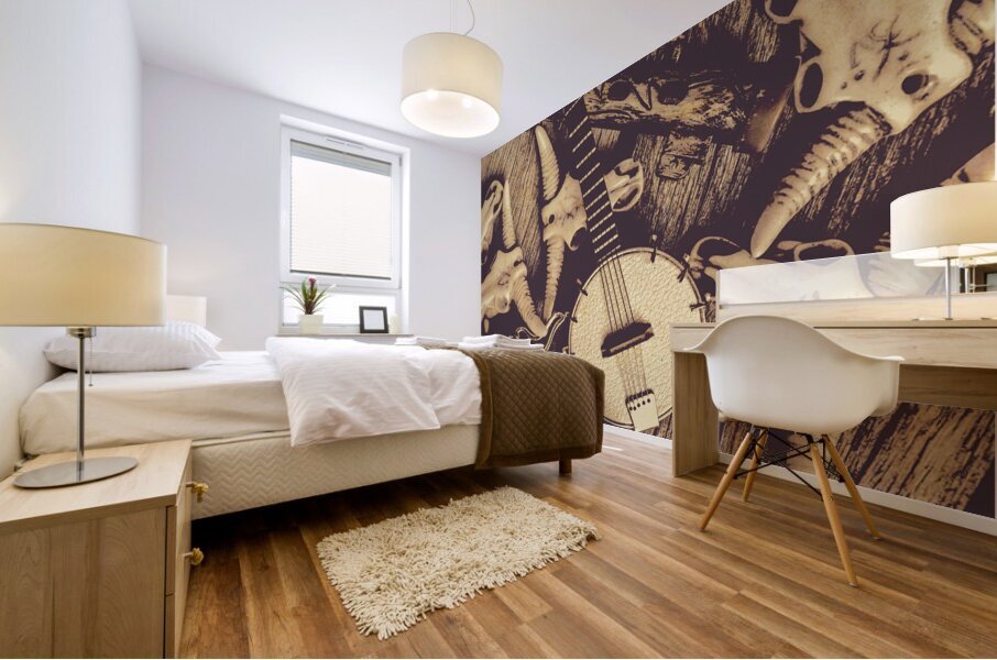 Story of the American West Mural print