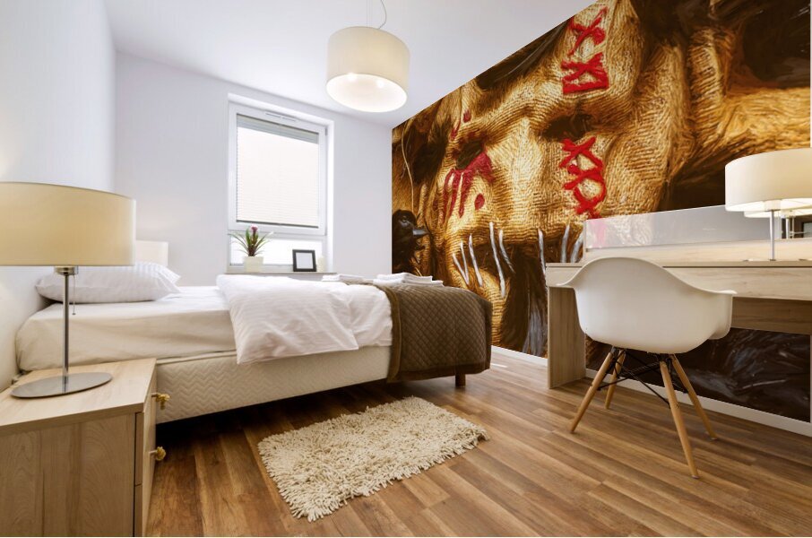 A crow too far Mural print