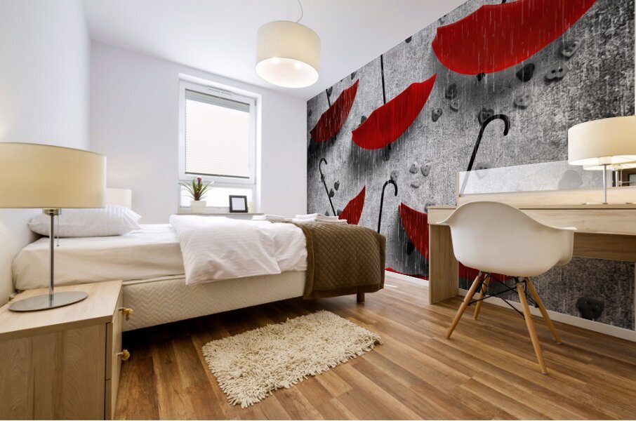 Downpour Mural print