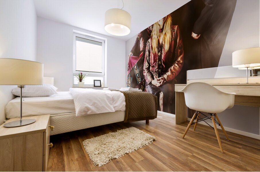 Carnival of three  Mural print