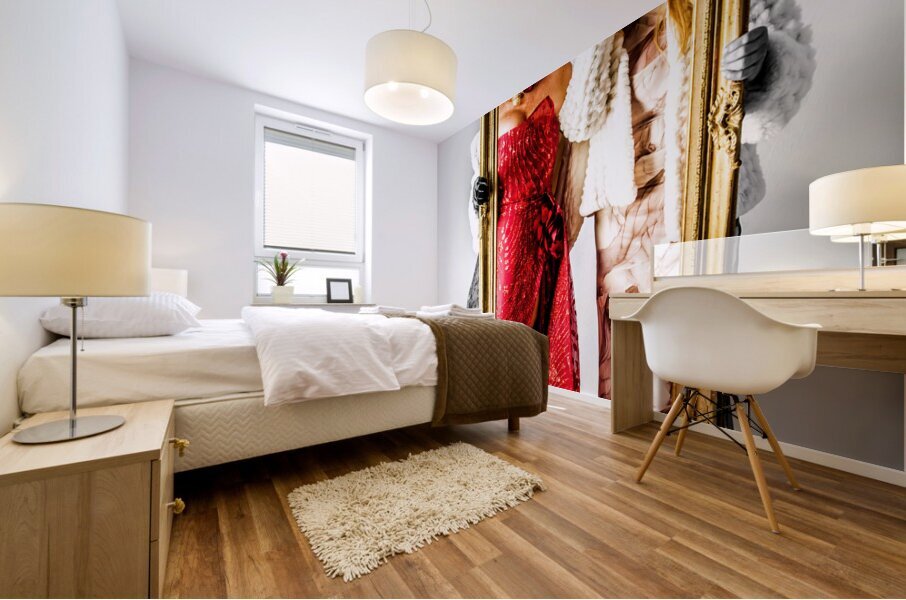 Framing in full colour Mural print