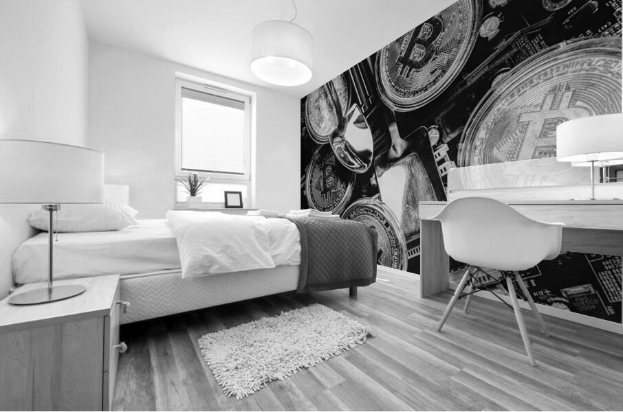 Mining rig Mural print