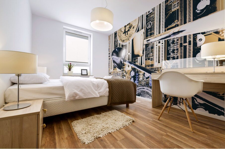 Crypto mine Mural print