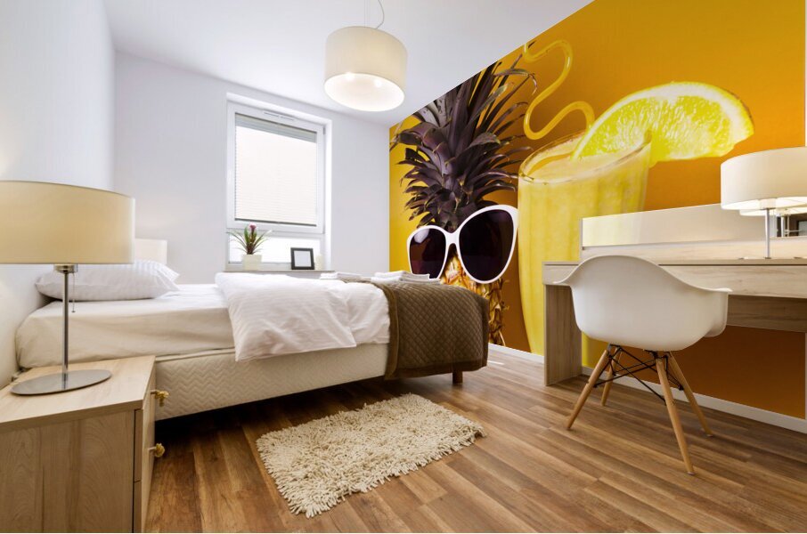 Resorting to a cocktail Mural print